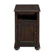 Picket House Furnishings Chad Chairside Table with USB in Cherry