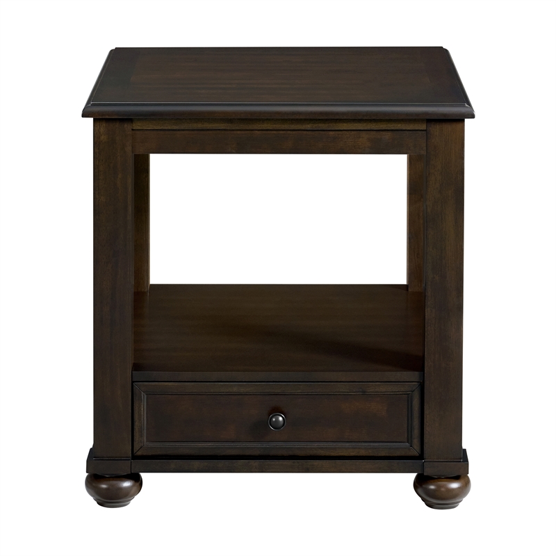 Picket House Furnishings Chad End Table in Cherry