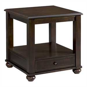 Picket House Furnishings Chad End Table in Cherry