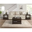 Picket House Furnishings Chad Square Lift-Top Coffee Table w/ Casters in Cherry