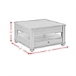 Picket House Furnishings Chad Square Lift-Top Coffee Table w/ Casters in Cherry