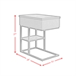 Picket House Furnishings Nebula  Smart C-Table in Black