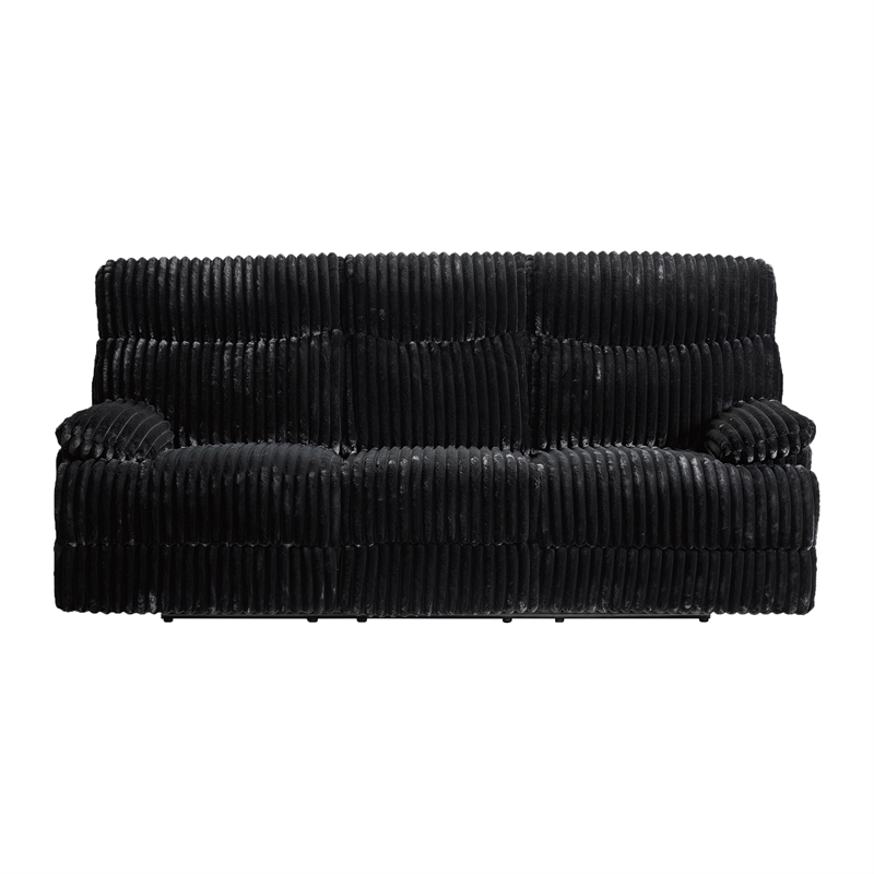 Picket House Furnishings Merrick Motion Sofa in Masis Black