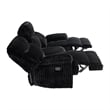 Picket House Furnishings Merrick Motion Sofa in Masis Black