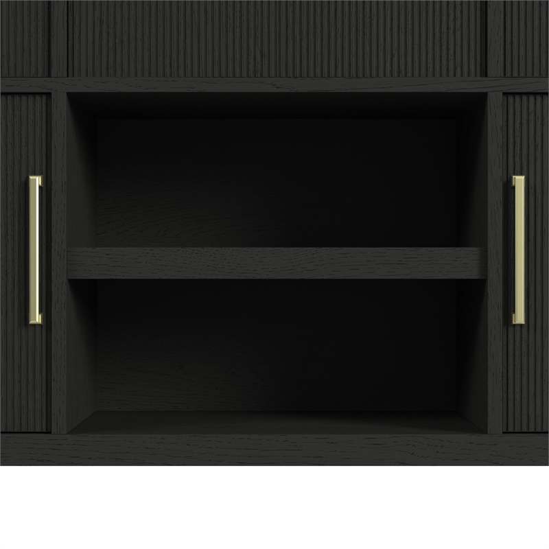 Picket House Furnishings Woodridge  Server in Black with Grain