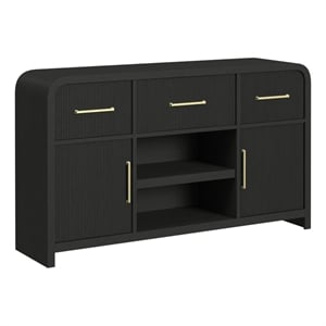 Picket House Furnishings Woodridge  Server in Black with Grain