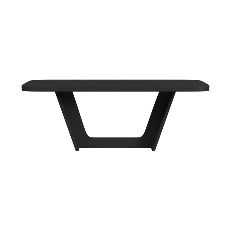 Picket House Furnishings Woodridge  Rectangular Dining Table in Black with Grain