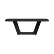 Picket House Furnishings Woodridge  Rectangular Dining Table in Black with Grain