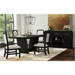 Picket House Furnishings Woodridge  Rectangular Dining Table in Black with Grain