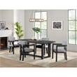 Picket House Furnishings Canal Rectangular Dining Table in Black