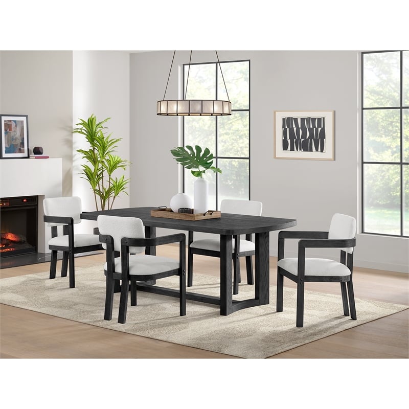 Picket House Furnishings Canal Rectangular Dining Table in Black