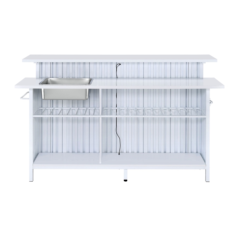 Picket House Furnishings Kehlani Bar Table in White