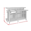 Picket House Furnishings Kehlani Bar Table in White