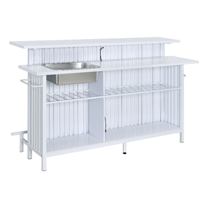 Picket House Furnishings Kehlani Bar Table in White