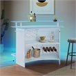 Picket House Furnishings Valerie Bar Table in White