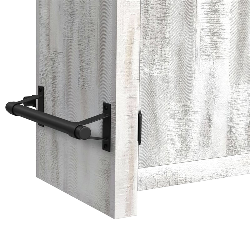 Picket House Furnishings Westwood Bar Table with Ice Tray in Rustic White