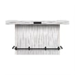 Picket House Furnishings Westwood Bar Table with Ice Tray in Rustic White