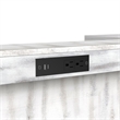 Picket House Furnishings Westwood Bar Table with Ice Tray in Rustic White