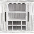 Picket House Furnishings Westwood Bar Table with Ice Tray in Rustic White