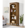 Picket House Furnishings Beth Open Bookcase in Brown Oak