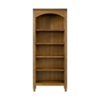 Picket House Furnishings Beth Open Bookcase in Brown Oak