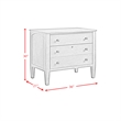 Picket House Furnishings Beth File Cabinet in Brown Oak