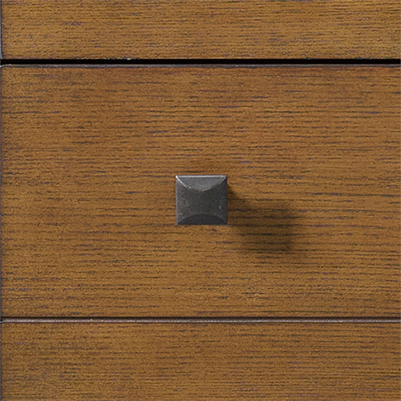 Picket House Furnishings Beth File Cabinet in Brown Oak