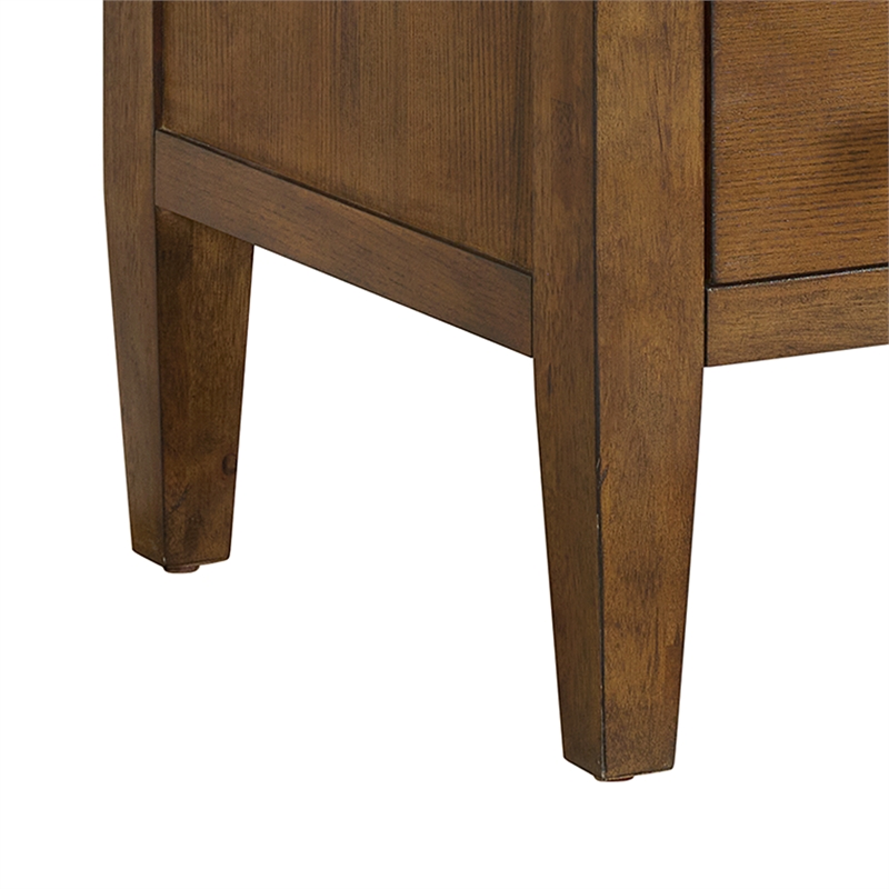 Picket House Furnishings Beth File Cabinet in Brown Oak