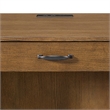 Picket House Furnishings Beth Double Pedestal Desk with Power/USB in Brown Oak