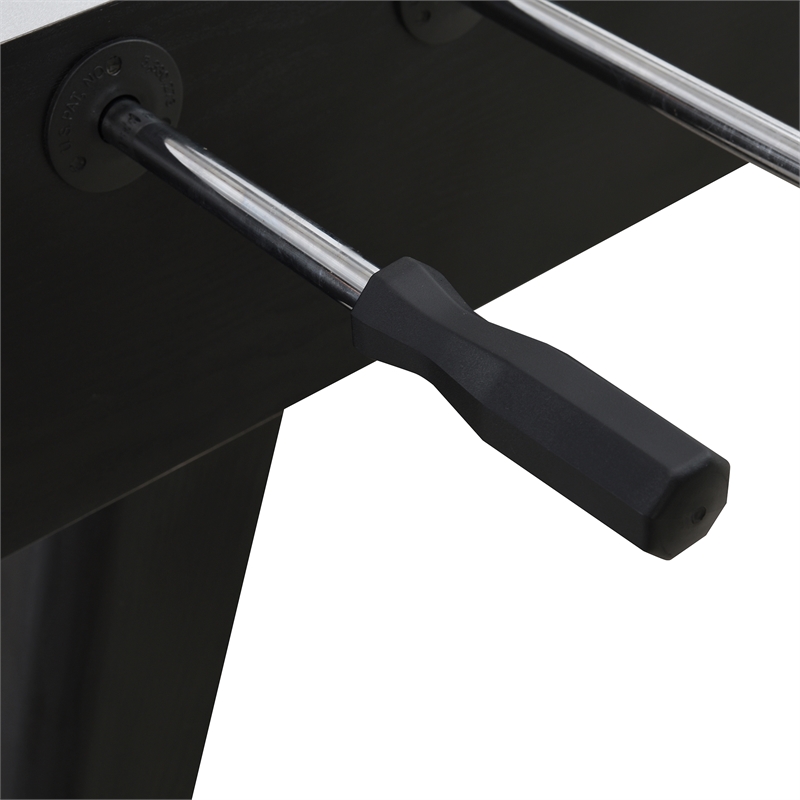Picket House Furnishings Lacy Indoor Foosball with LED in Black (3A Packing)