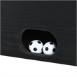 Picket House Furnishings Lacy Indoor Foosball with LED in Black (3A Packing)