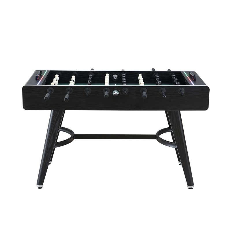Picket House Furnishings Lacy Indoor Foosball with LED in Black (3A Packing)