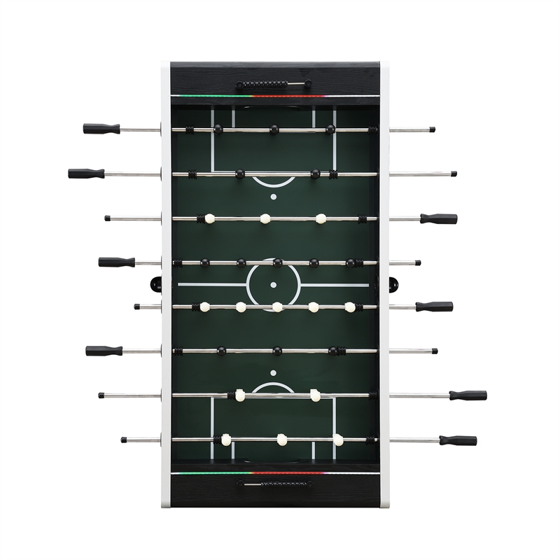 Picket House Furnishings Lacy Indoor Foosball with LED in Black (3A Packing)