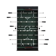 Picket House Furnishings Lacy Indoor Foosball with LED in Black (3A Packing)