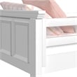 Brooklyn Kids Twin Over Twin Bunk with Ladder & Trundle 5PC Bedroom Set in White