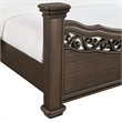 Rosalinda King Panel 5PC Bedroom Set in Mahogany