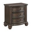 Rosalinda King Panel 5PC Bedroom Set in Mahogany