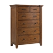 Joseph King Sleigh Storage 5PC Bedroom Set in Chestnut