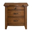 Joseph 3-Drawer Nightstand with USB and Power in Chestnut