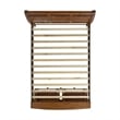 Joseph Queen Sleigh Storage 5PC Bedroom Set in Chestnut