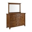Joseph Queen Sleigh Storage 5PC Bedroom Set in Chestnut