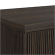 Sutton 1-Drawer Nightstand with Touch Light in Dark Brown LED