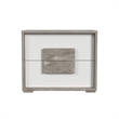 Vega 2-Drawer Nightstand with USB in Dual Tone