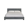 Picket House Furnishings Natalie Full Upholstered Bed in Gray Velvet