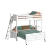 Brooklyn Kids Twin Over Full Loft - Ladder-Desk-Speaker 3PC Bedroom Set in White