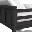 Brooklyn Kids Twin Over Full Bunk with Ladder&Trundle 3PCBedroom Set in Charcoal