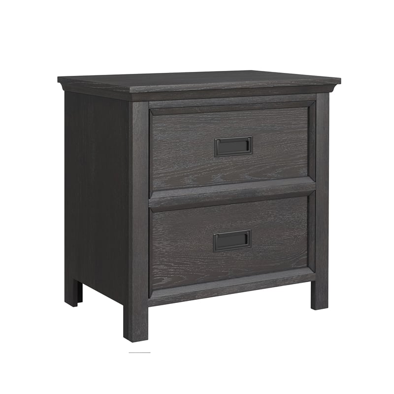 Brooklyn Kids Twin Loft with Staircase &Desk-Speaker 3PC Bedroom Set in Charcoal