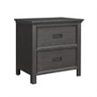 Brooklyn Kids Twin Over Full Loft-Ladder&Desk-Speaker 3PCBedroom Set in Charcoal