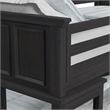 Brooklyn Kids TwinOverFull Loft -Staircase&Desk-Speaker 5PCBedroom SetinCharcoal
