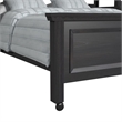 Brooklyn Kids TwinOverFull Loft -Staircase&Desk-Speaker 5PCBedroom SetinCharcoal